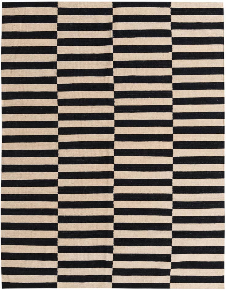 Detail image of 5' 8 x 7' 11 Hand Woven Kilim Modern Wool Rug