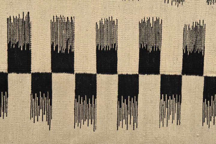 5' 5 x 7' 9 Hand Woven Kilim Modern Wool Rug