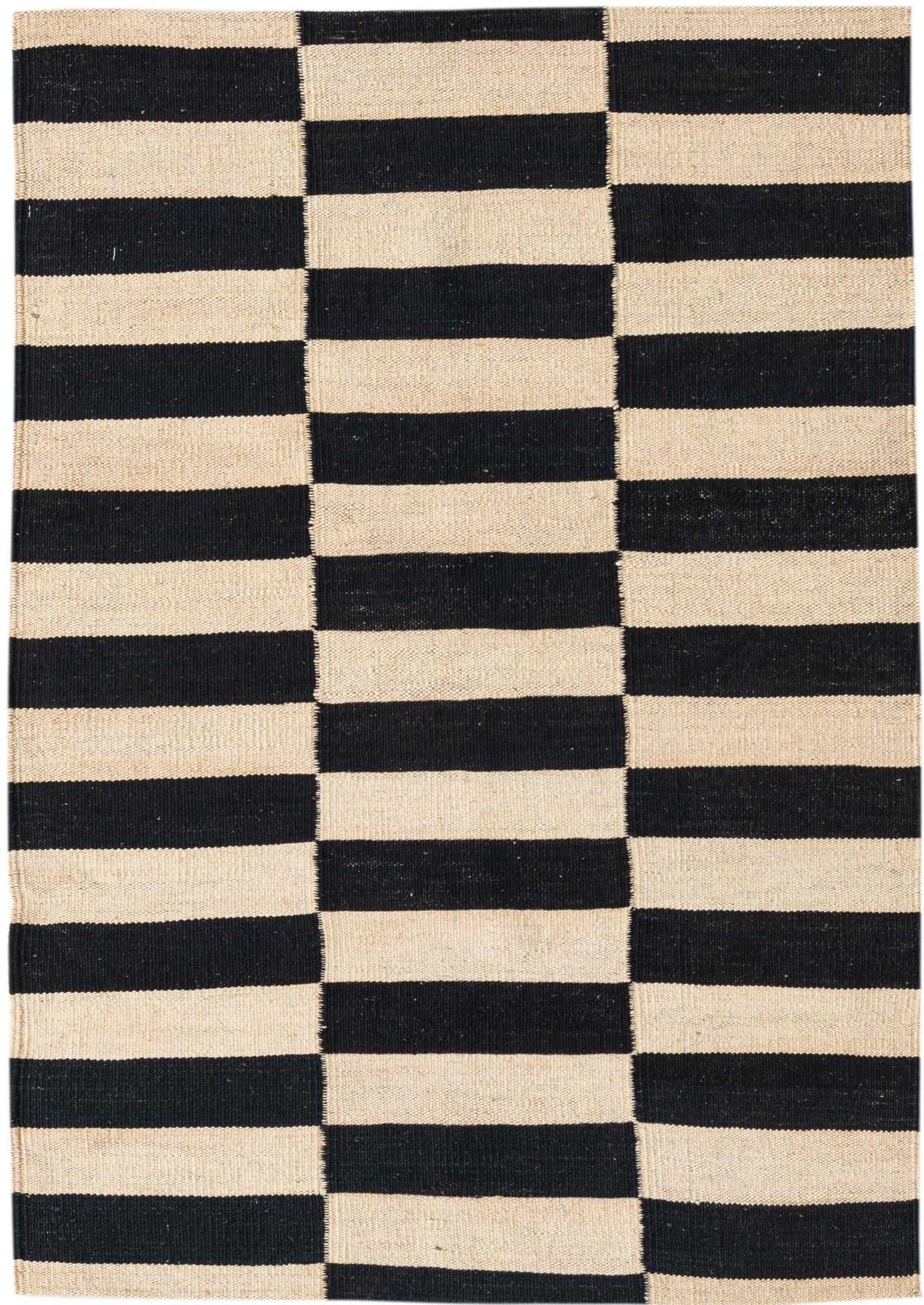 2' 8 x 3' 9 Hand Woven Kilim Modern Wool Rug