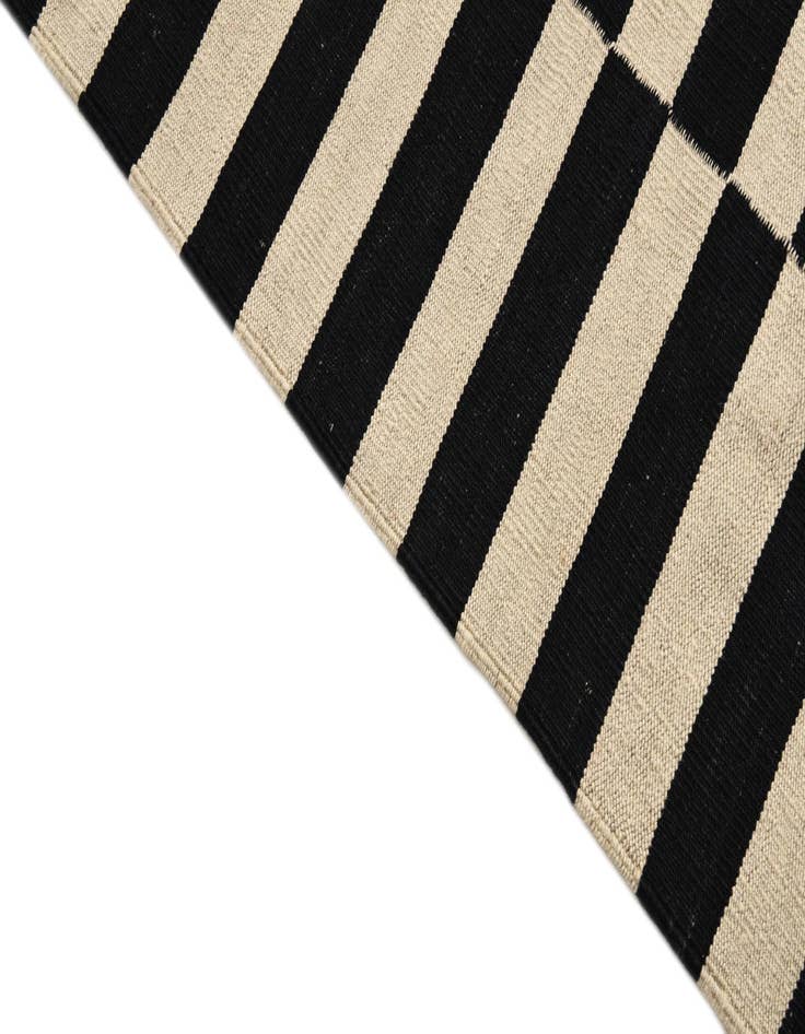 Detail image of 3' 4 x 4' 11  Hand Woven Kilim Modern Wool Rug