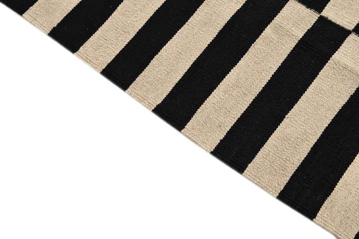 3' 4 x 4' 11 Hand Woven Kilim Modern Wool Rug