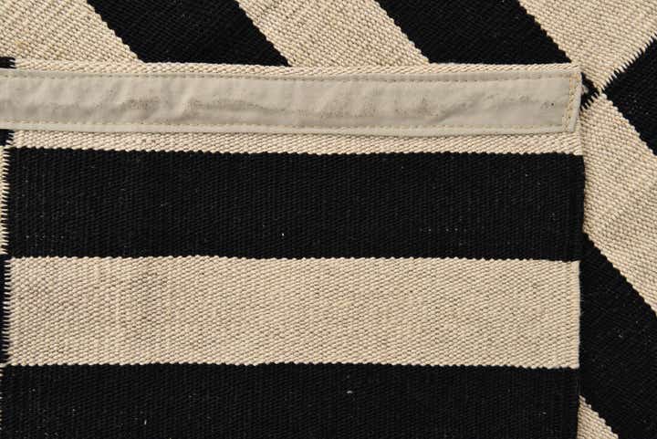 3' 4 x 4' 11 Hand Woven Kilim Modern Wool Rug