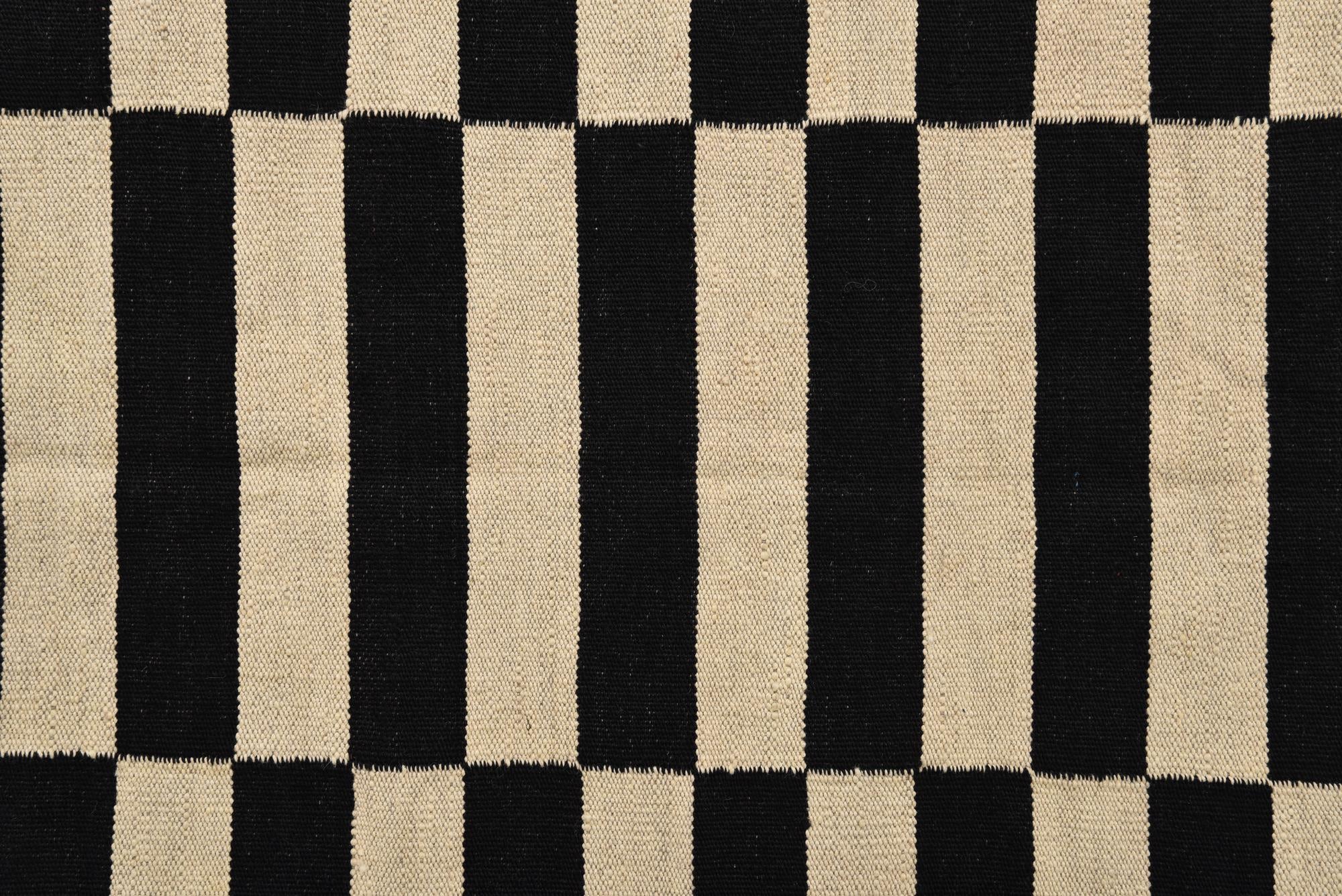 3' 6 x 4' 9 Hand Woven Kilim Modern Wool Rug