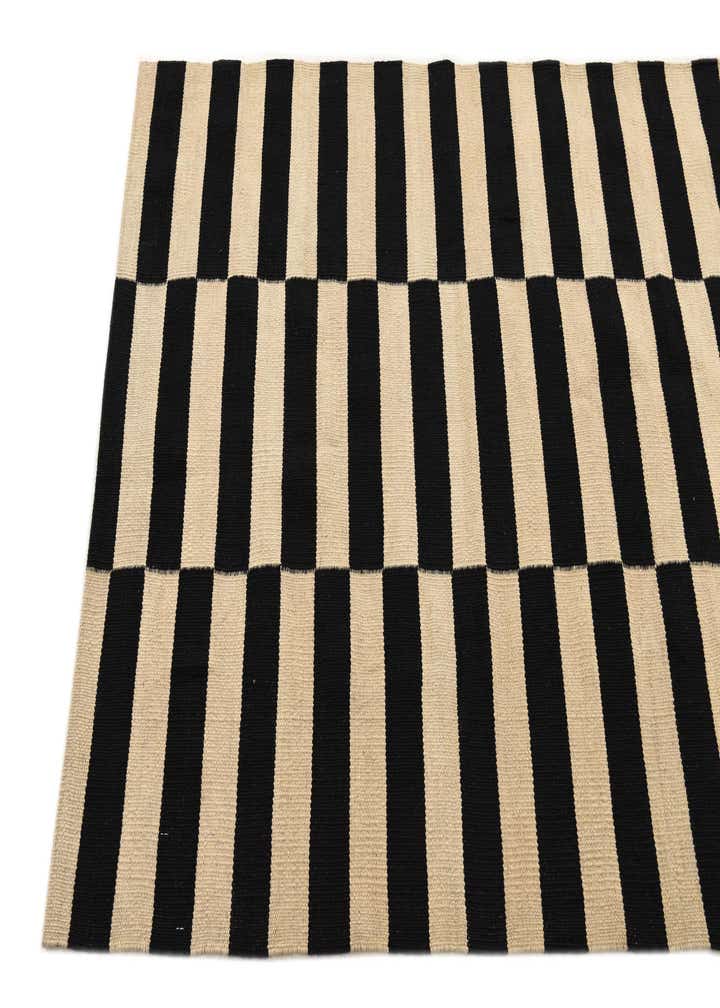 3' 4 x 4' 10 Hand Woven Kilim Modern Wool Rug