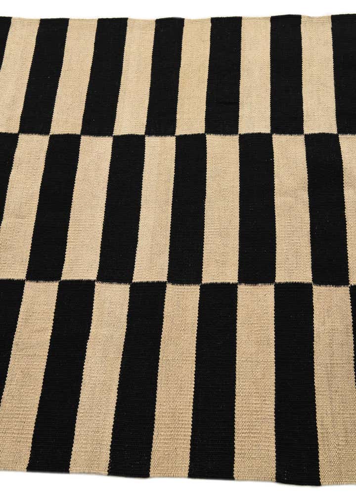 3' 4 x 4' 10 Hand Woven Kilim Modern Wool Rug