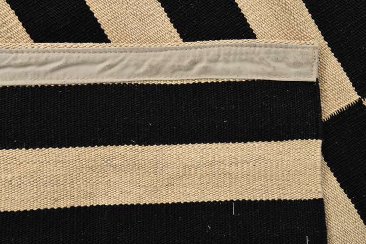 3' 4 x 4' 10 Hand Woven Kilim Modern Wool Rug