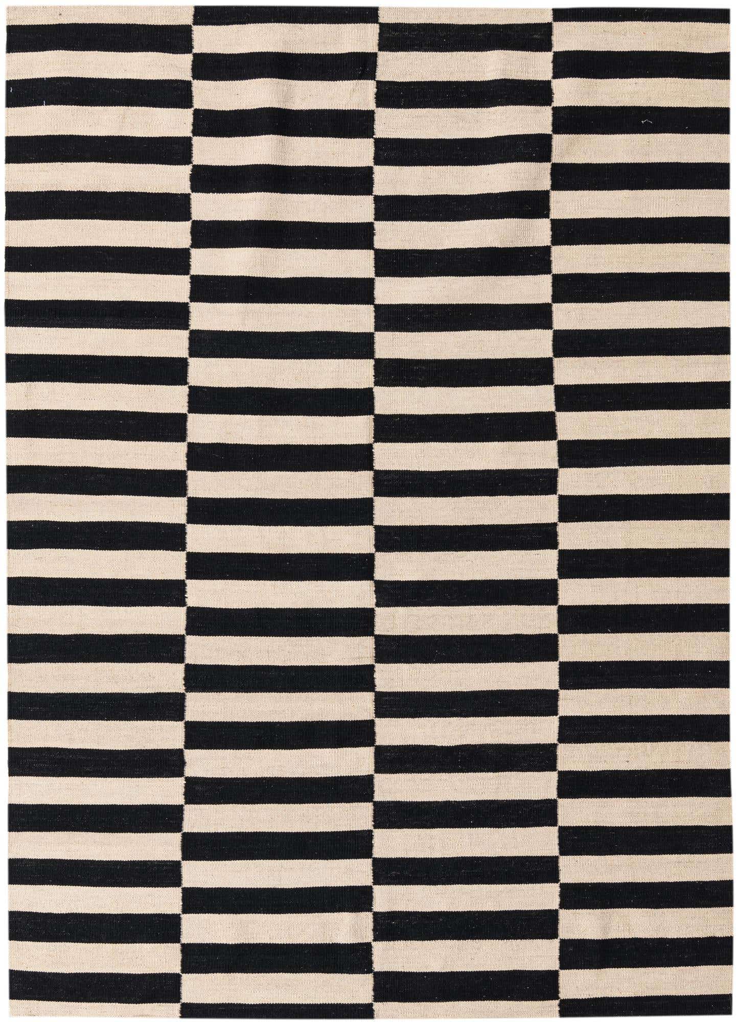 5' 8 x 7' 9 Hand Woven Kilim Modern Wool Rug