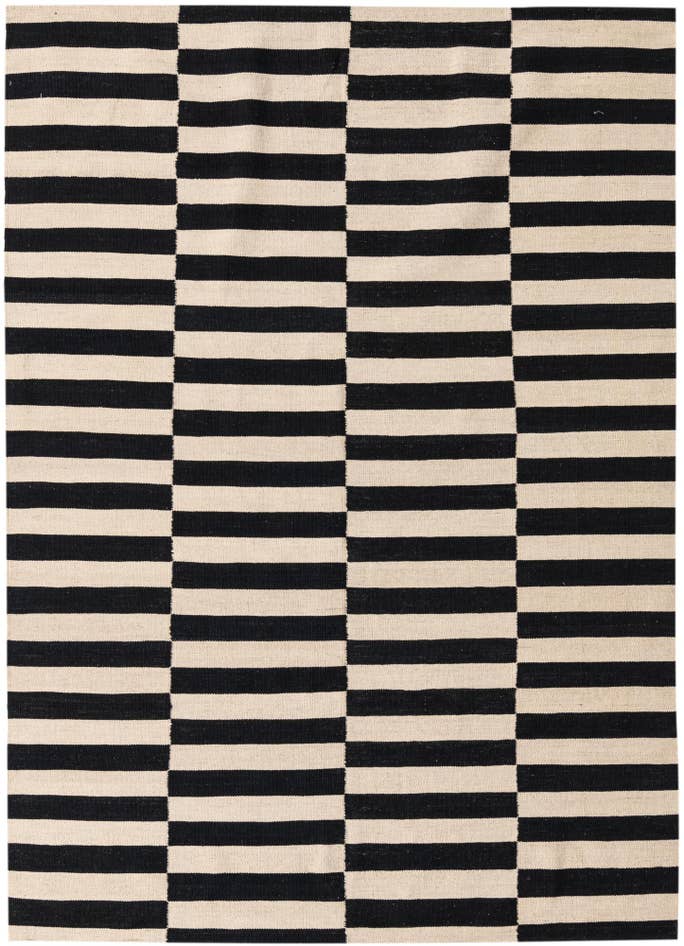 Detail image of 5' 8 x 7' 9 Hand Woven Kilim Modern Wool Rug