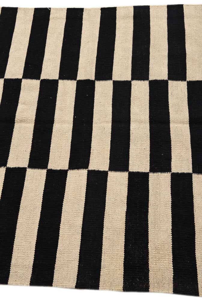 100cm x 145cm Handgewebt Kilim Modern Wolle Teppich