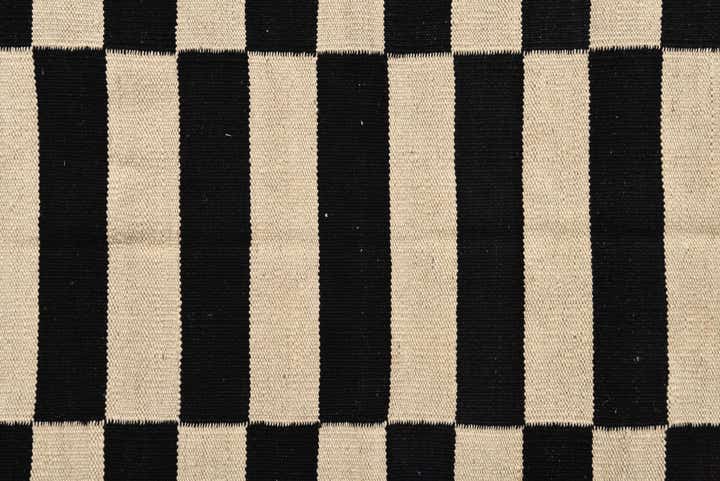 100cm x 145cm Handgewebt Kilim Modern Wolle Teppich