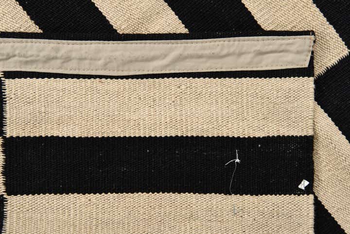 100cm x 145cm Handgewebt Kilim Modern Wolle Teppich