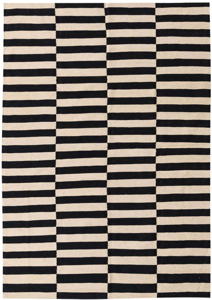 5' 6 x 7' 9 Hand Woven Kilim Modern Wool Rug