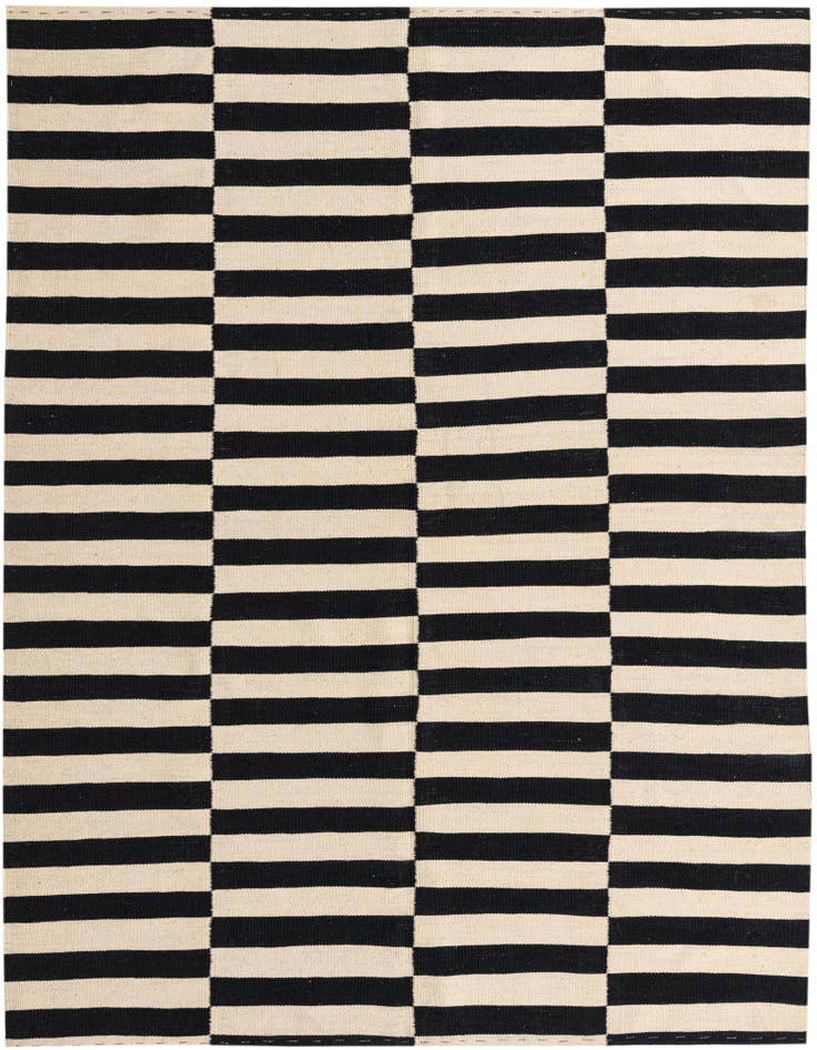 Detail image of 5' 7 x 7' 8 Hand Woven Kilim Modern Wool Rug