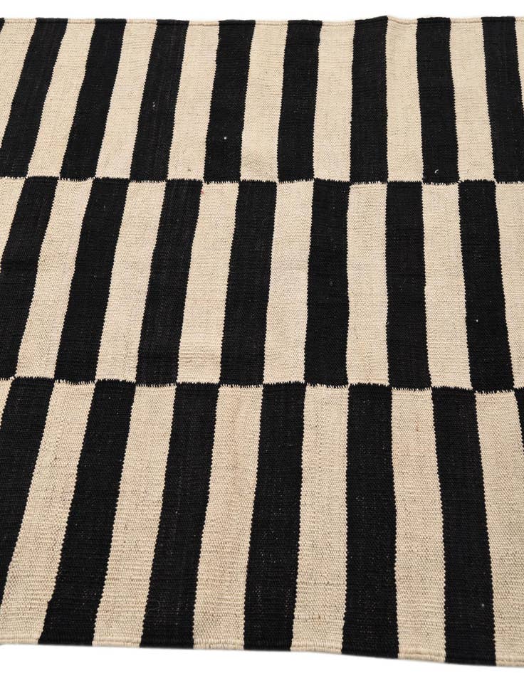 Detail image of 3' 6 x 6' 4  Hand Woven Kilim Modern Wool Rug