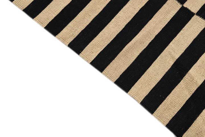 4' 2 x 5' 11 Hand Woven Kilim Modern Wool Rug