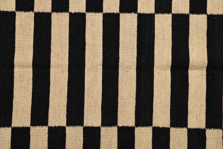 4' 2 x 5' 11 Hand Woven Kilim Modern Wool Rug