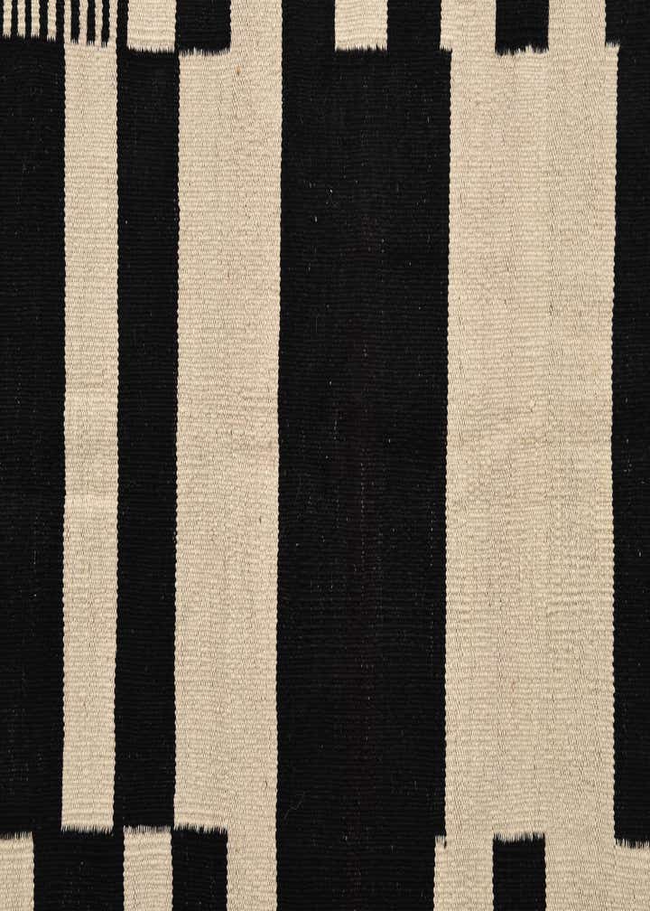 4' 8 x 6' 8 Hand Woven Kilim Modern Wool Rug