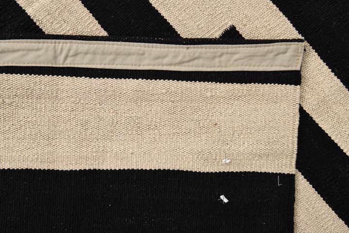 4' 8 x 6' 8 Hand Woven Kilim Modern Wool Rug