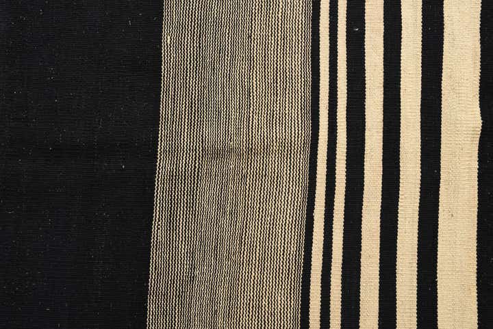 6' 11 x 9' 7 Hand Woven Kilim Modern Wool Rug