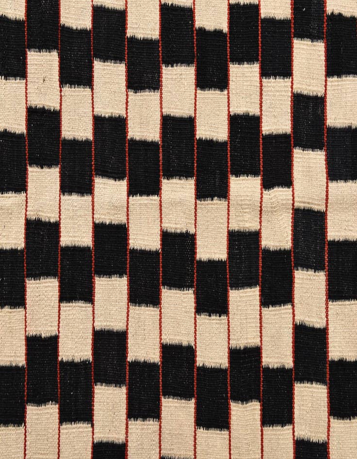 Detail image of 6' 9 x 9' 5 Hand Woven Kilim Modern Wool Rug