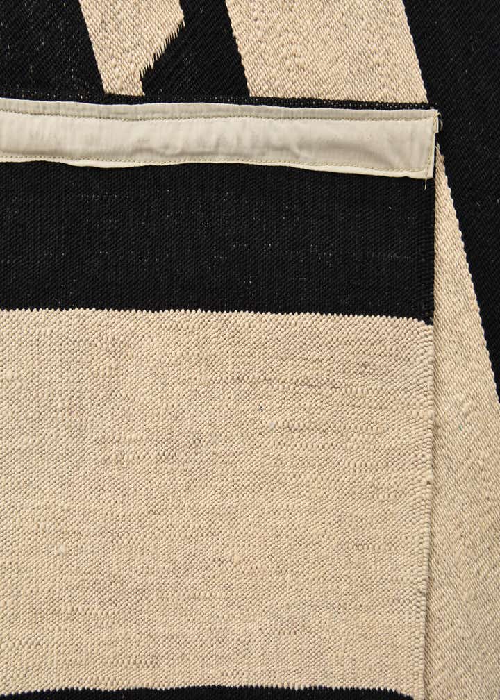 6' 9 x 9' 7 Hand Woven Kilim Modern Wool Rug