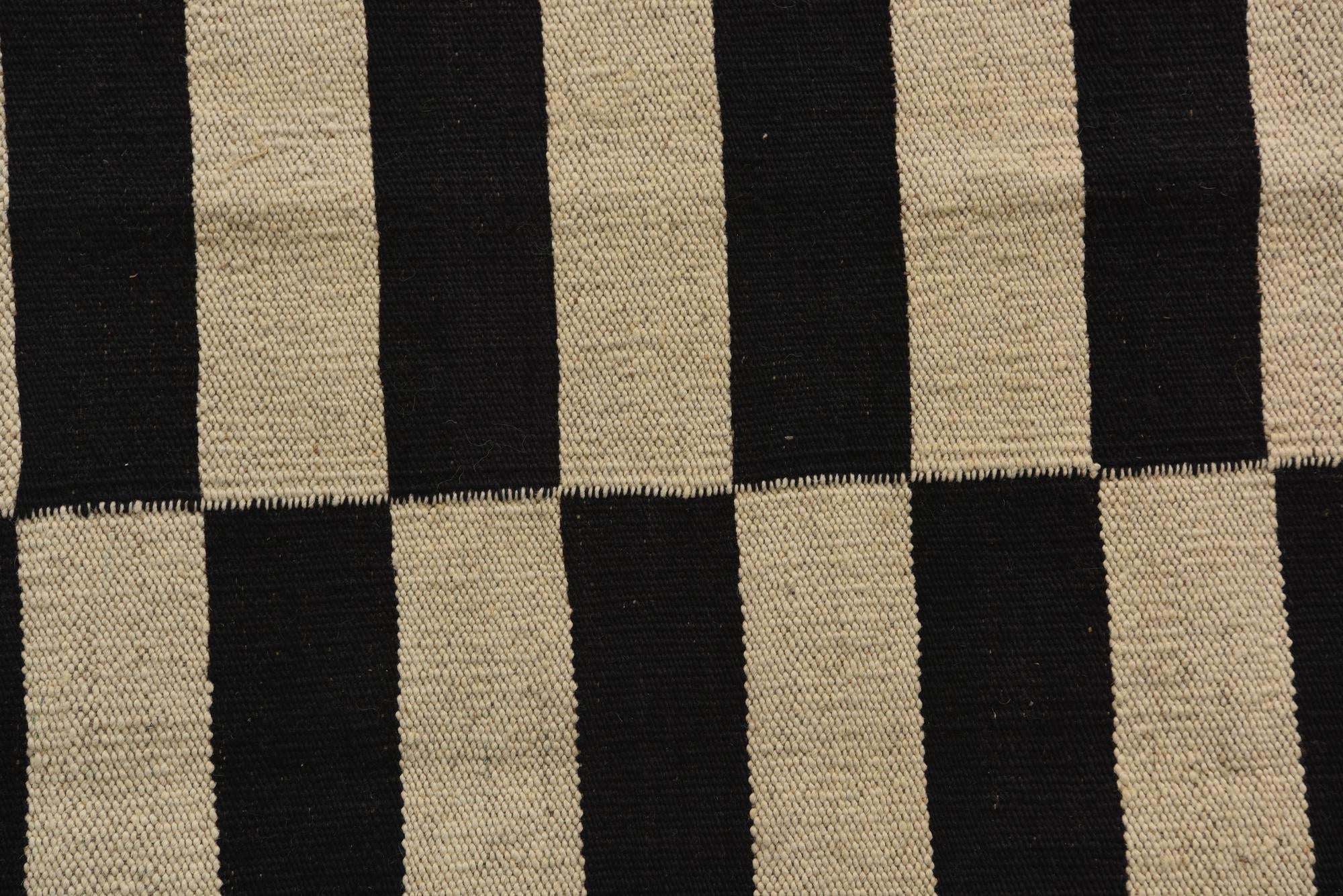 80cm x 115cm Hand Woven Kilim Modern Wool Rug