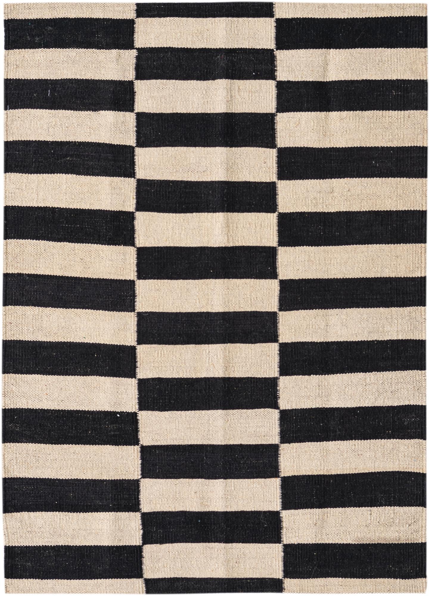 80cm x 115cm Hand Woven Kilim Modern Wool Rug