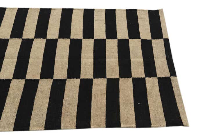 2' 8 x 3' 10 Hand Woven Kilim Modern Wool Rug