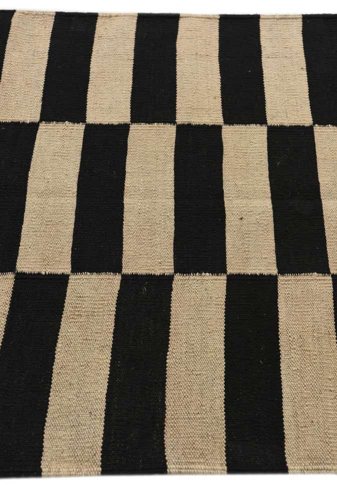 2' 8 x 3' 10 Hand Woven Kilim Modern Wool Rug