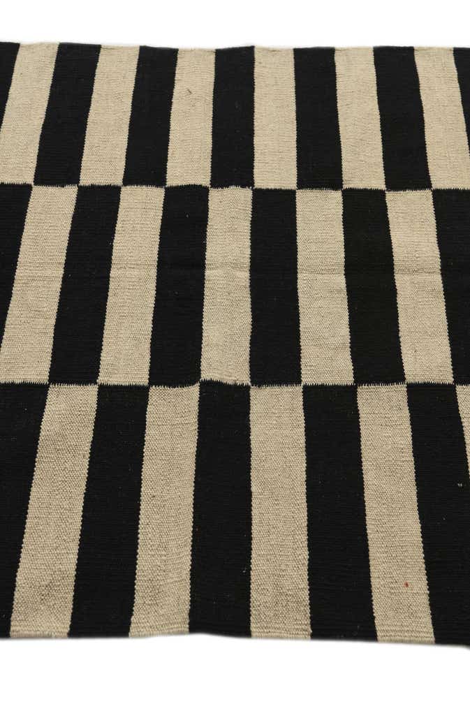 3' 4 x 4' 8 Hand Woven Kilim Modern Wool Rug