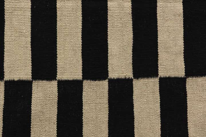 3' 4 x 4' 8 Hand Woven Kilim Modern Wool Rug
