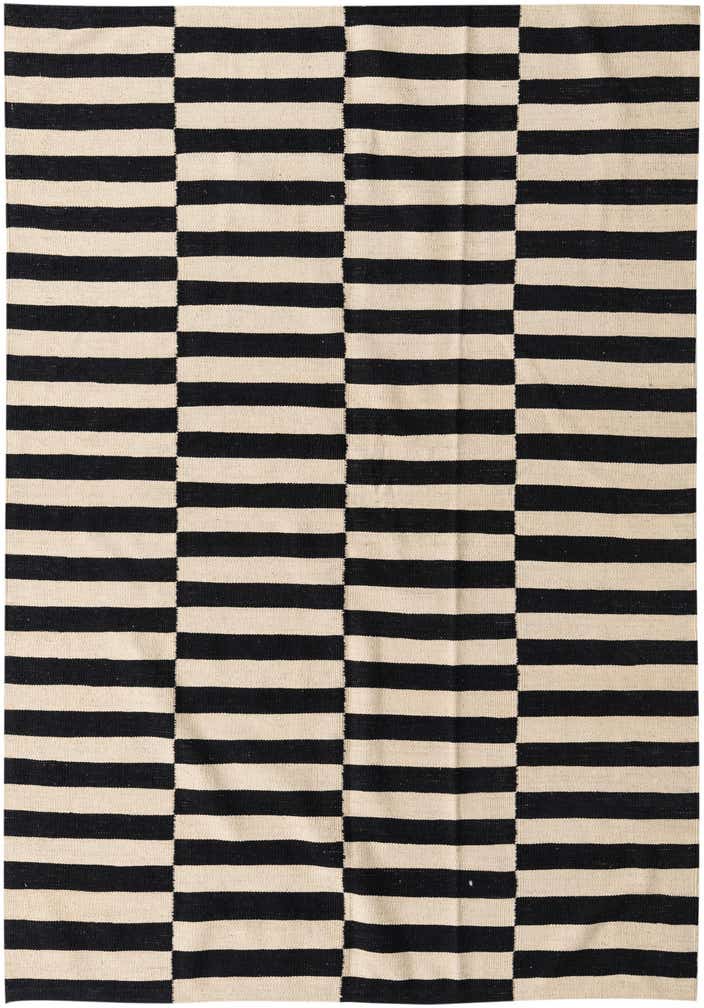 3' 4 x 4' 8 Hand Woven Kilim Modern Wool Rug