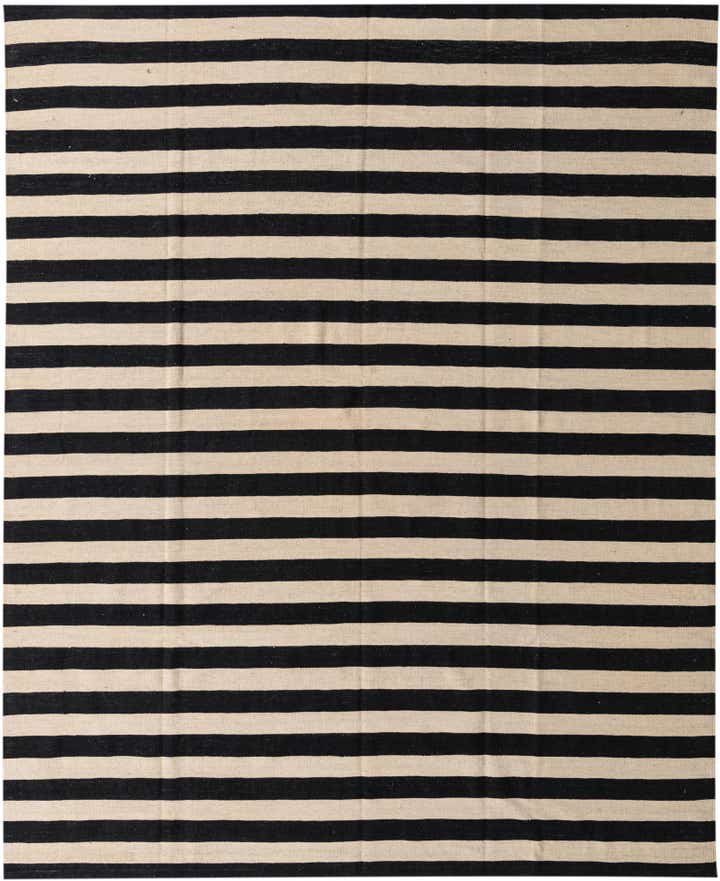 8' 2 x 10' Hand Woven Kilim Modern Wool Rug