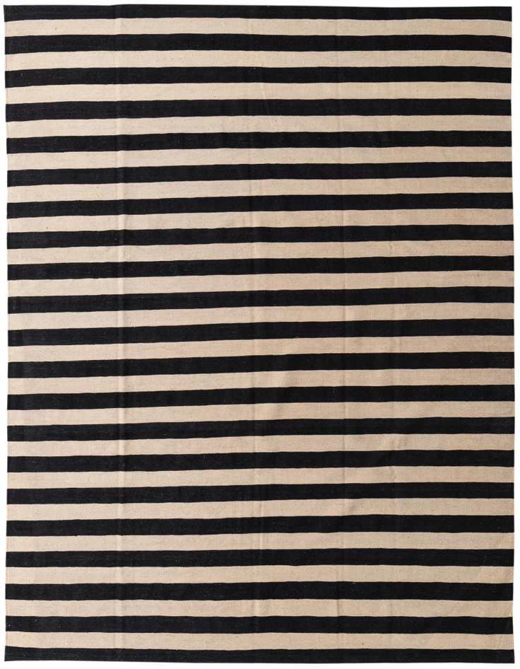Detail image of 8' 2 x 9' 10 Hand Woven Kilim Modern Wool Rug