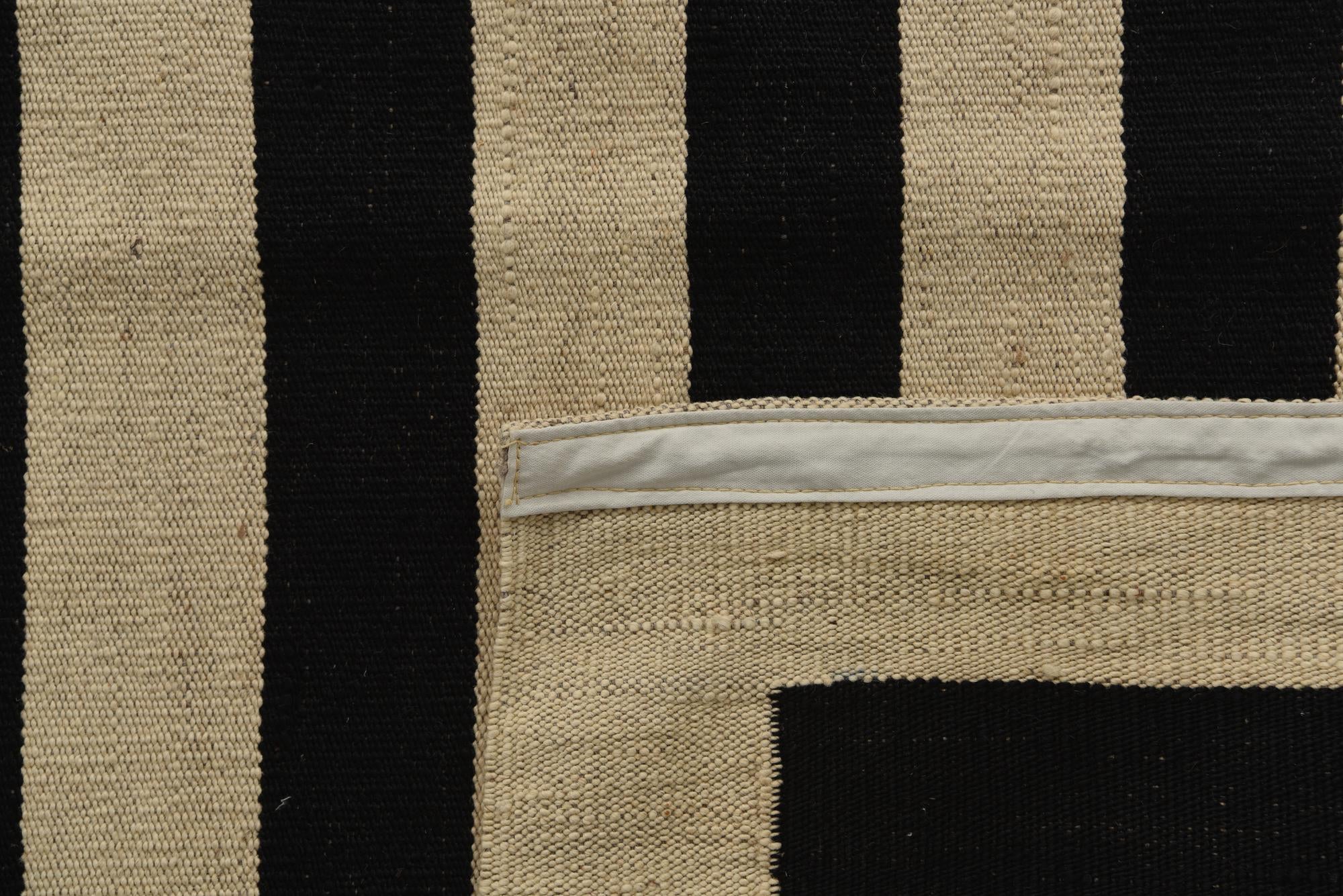 8' 3 x 9' 9 Hand Woven Kilim Modern Wool Rug