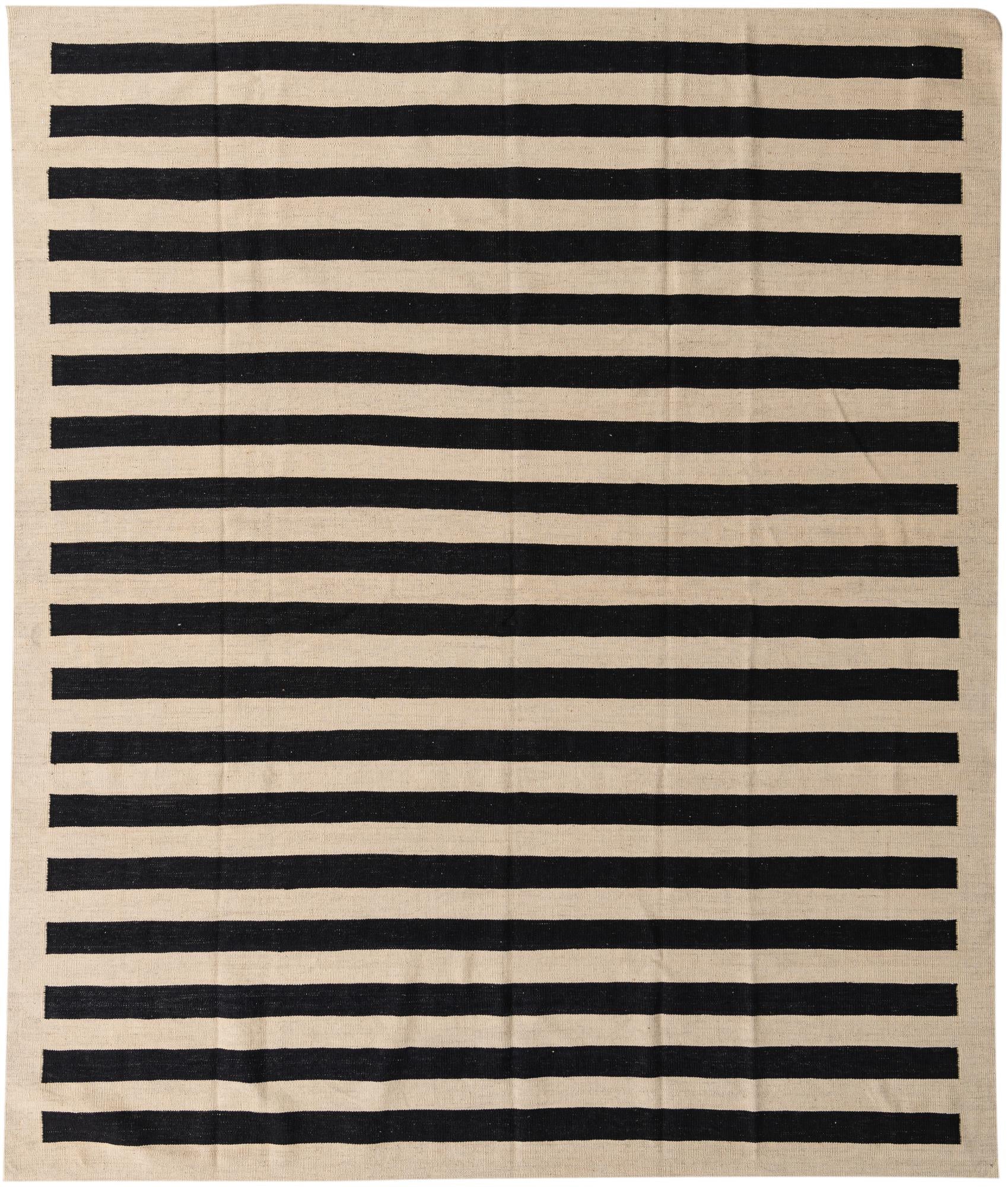 8' 3 x 9' 9 Hand Woven Kilim Modern Wool Rug
