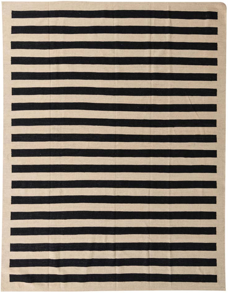 Detail image of 8' 3 x 9' 9 Hand Woven Kilim Modern Wool Rug