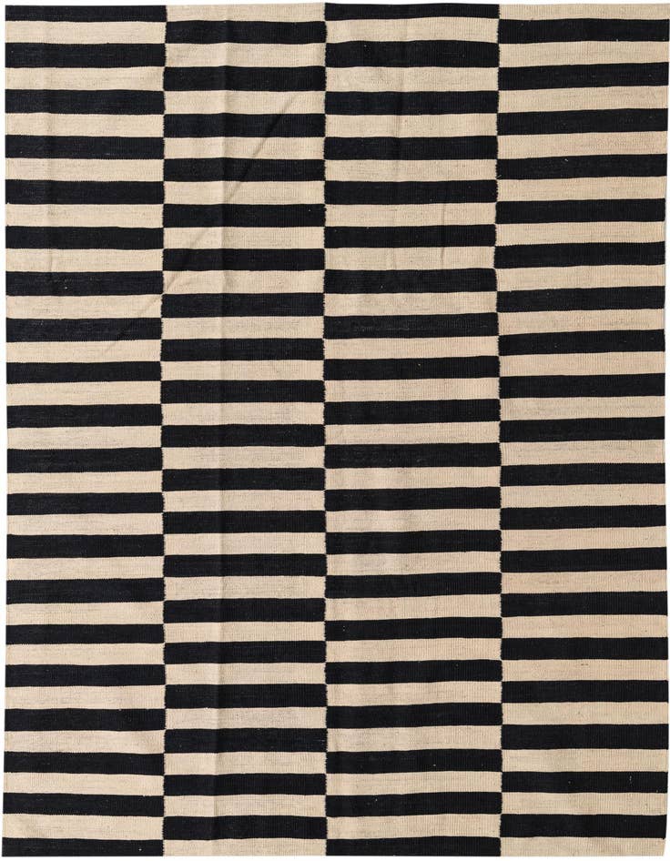 Detail image of 5' 8 x 7' 10 Hand Woven Kilim Modern Wool Rug