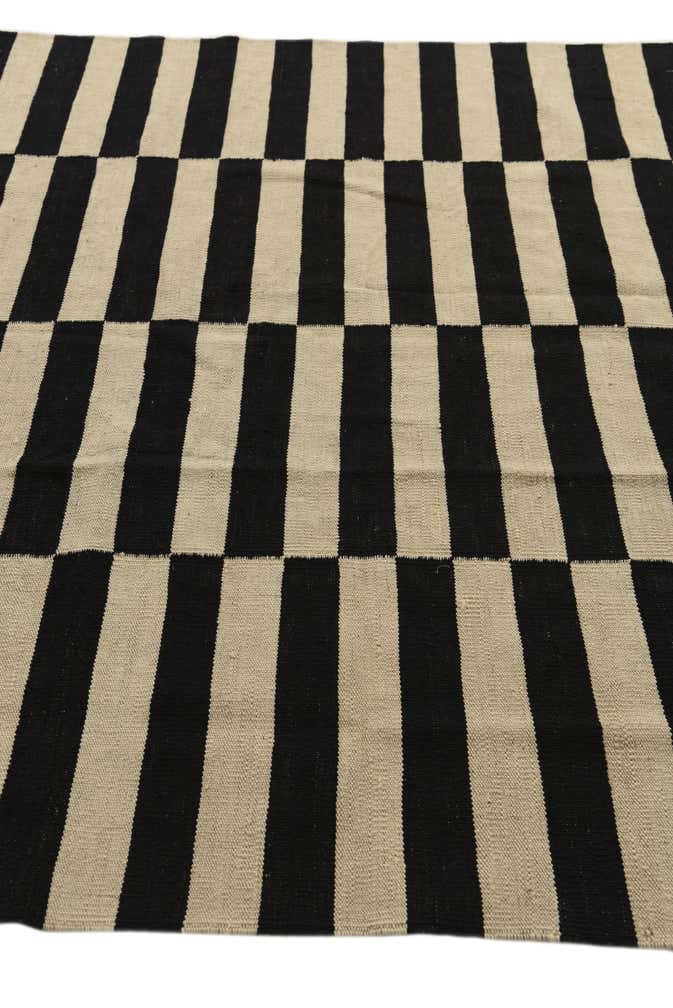 5' 7 x 7' 9 Hand Woven Kilim Modern Wool Rug