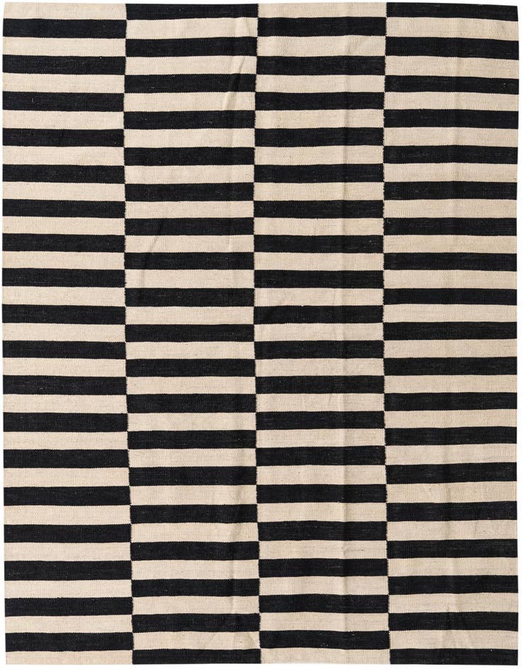 Detail image of 5' 7 x 7' 9 Hand Woven Kilim Modern Wool Rug