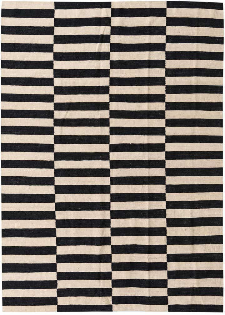 5' 7 x 7' 9 Hand Woven Kilim Modern Wool Rug