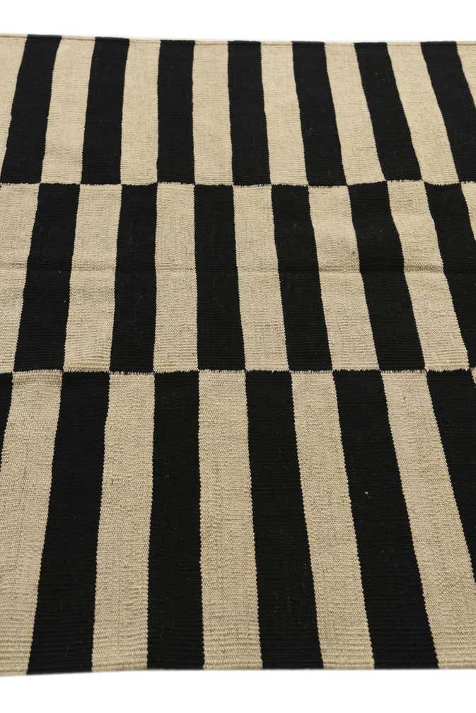 4' 3 x 6' Hand Woven Kilim Modern Wool Rug