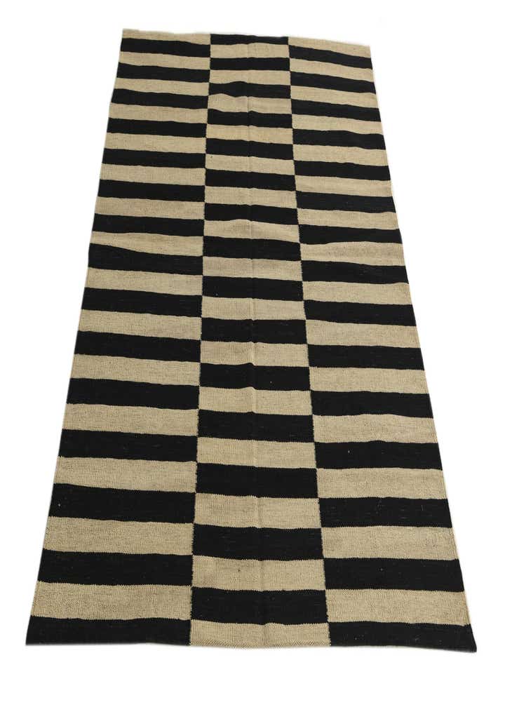 4' 3 x 6' Hand Woven Kilim Modern Wool Rug