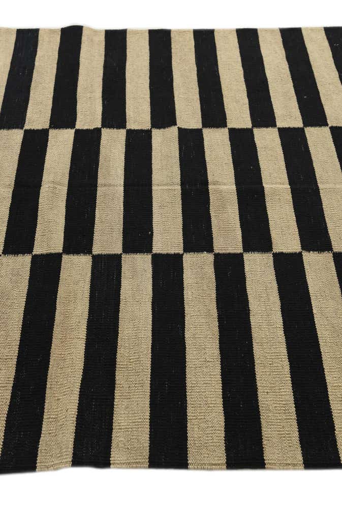 4' 3 x 6' Hand Woven Kilim Modern Wool Rug