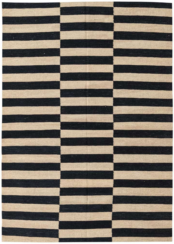 4' 3 x 6' Hand Woven Kilim Modern Wool Rug