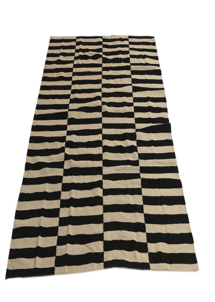 5' 7 x 7' 6 Hand Woven Kilim Modern Wool Rug