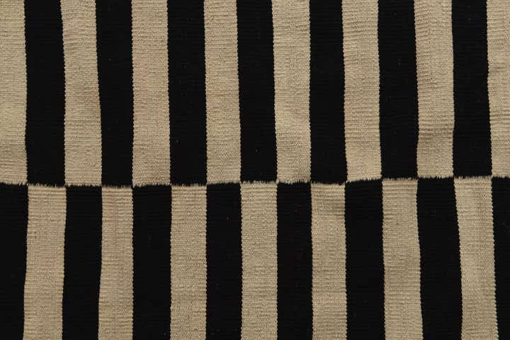 5' 7 x 7' 6 Hand Woven Kilim Modern Wool Rug