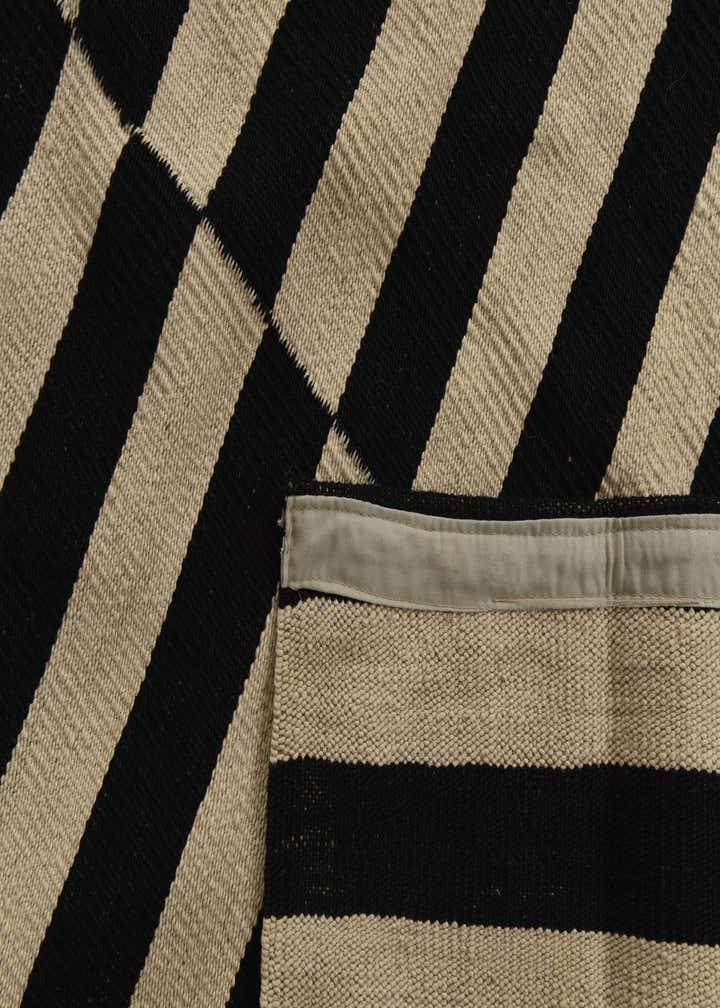 5' 7 x 7' 6 Hand Woven Kilim Modern Wool Rug