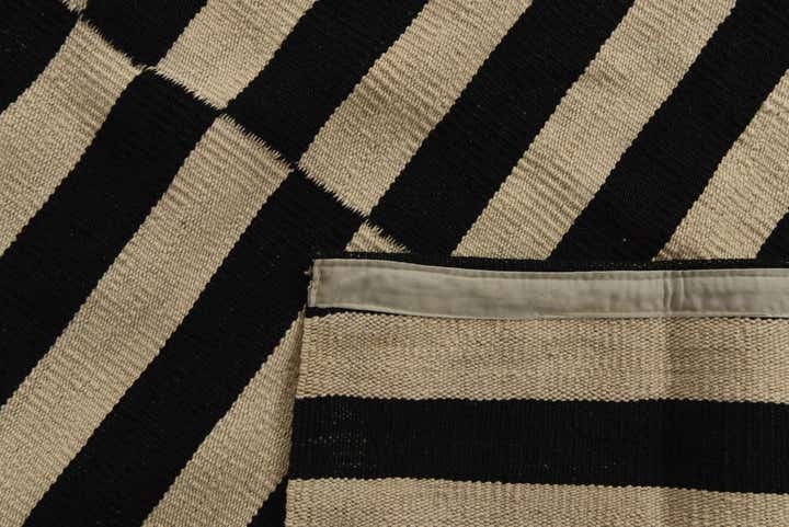 5' 7 x 7' 6 Hand Woven Kilim Modern Wool Rug