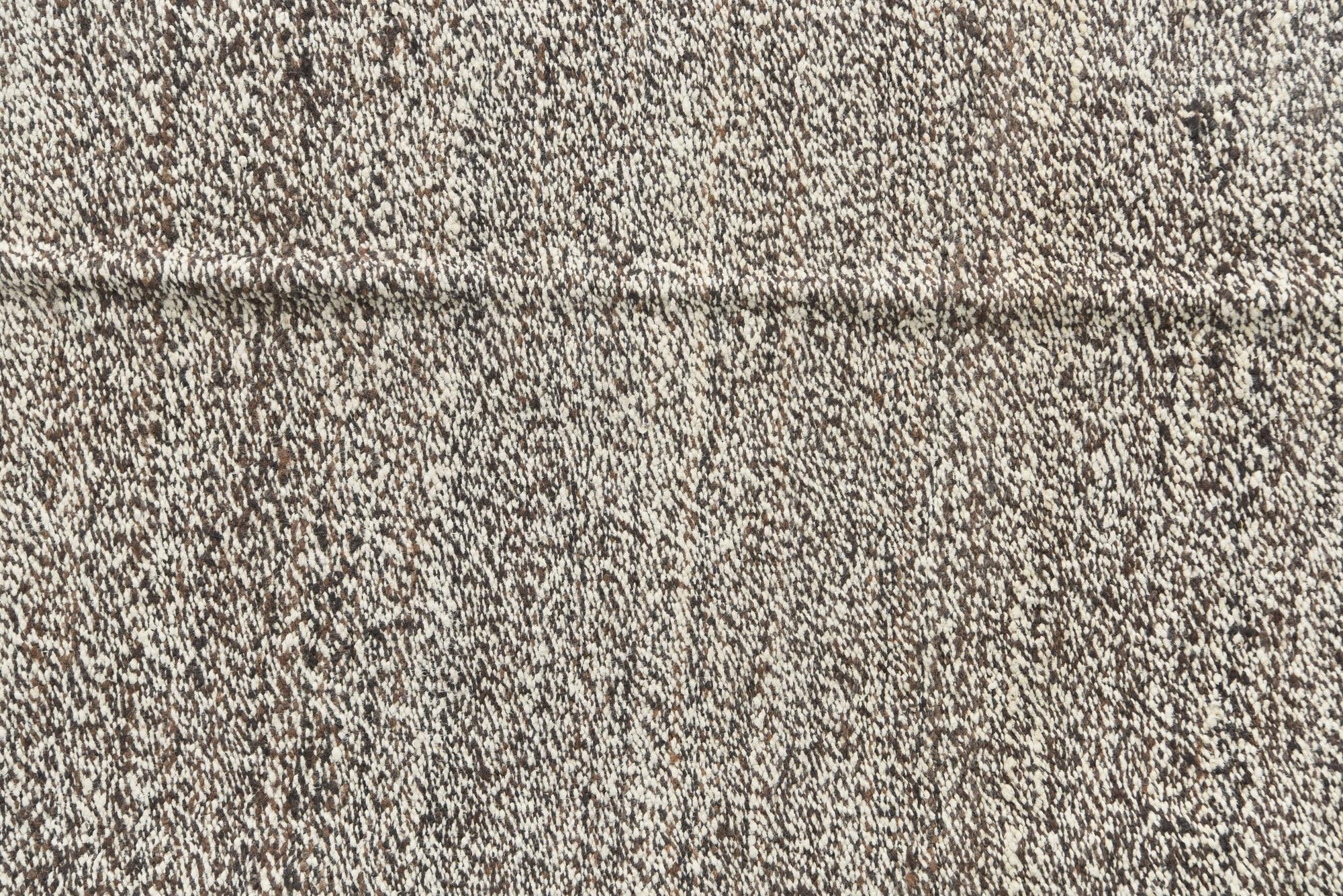 5' 6 x 6' 10 Hand Woven Kilim Modern Wool Rug